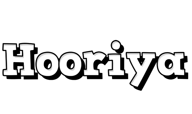 Hooriya snowing logo