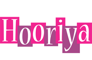 Hooriya whine logo