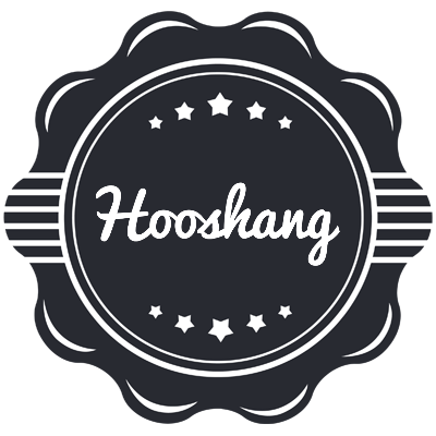 Hooshang badge logo