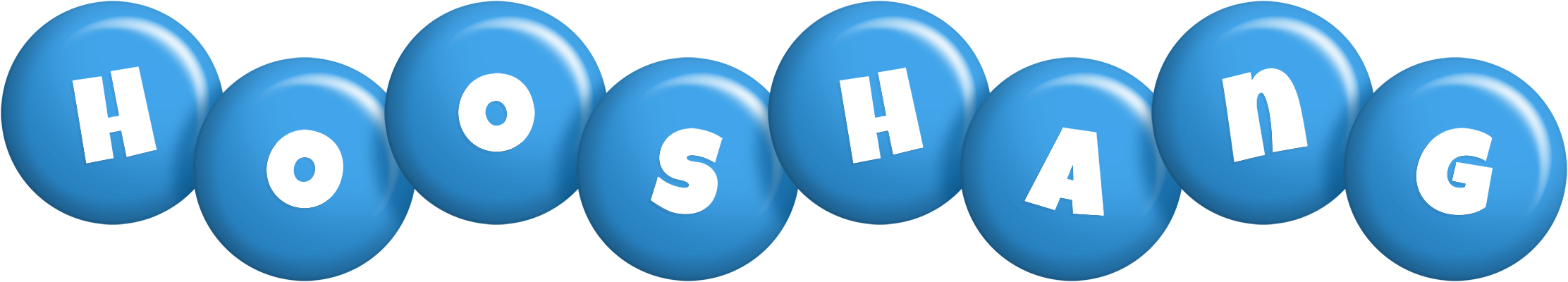Hooshang candy-blue logo
