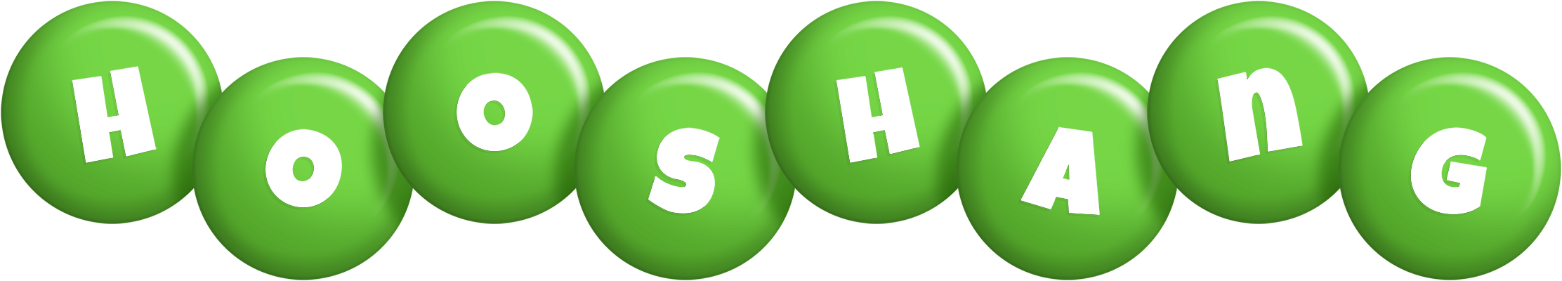 Hooshang candy-green logo