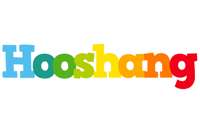 Hooshang rainbows logo