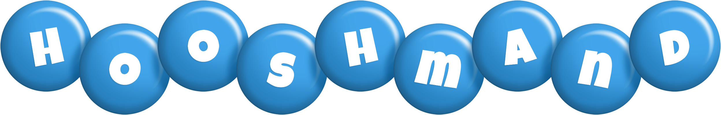 Hooshmand candy-blue logo