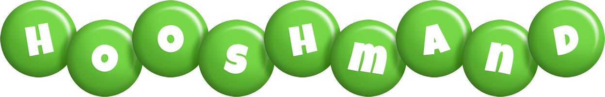 Hooshmand candy-green logo