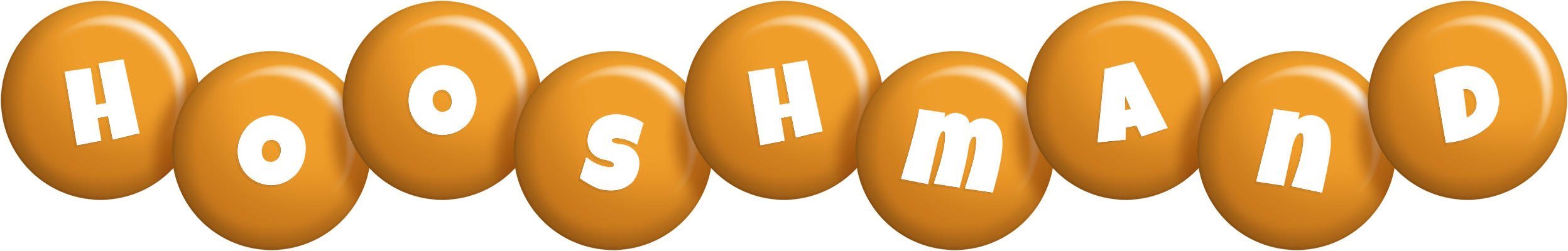 Hooshmand candy-orange logo