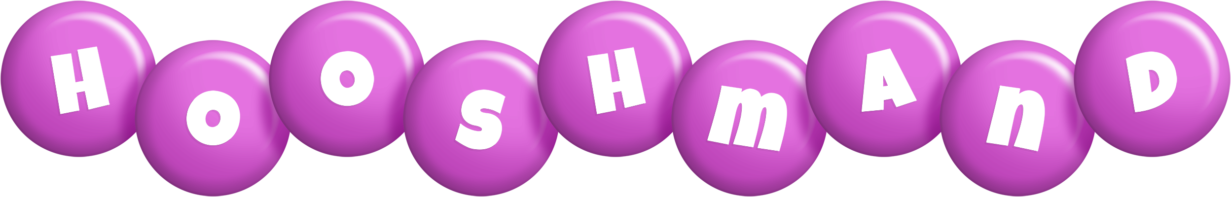 Hooshmand candy-purple logo