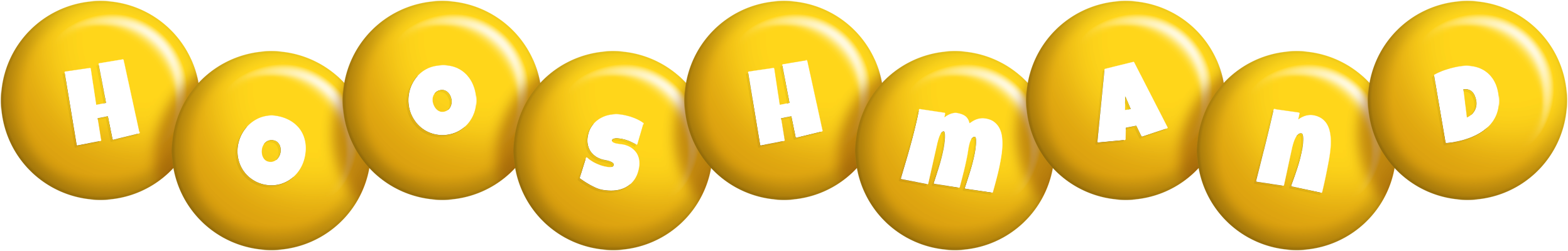 Hooshmand candy-yellow logo