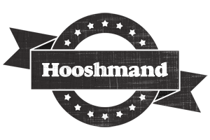 Hooshmand grunge logo