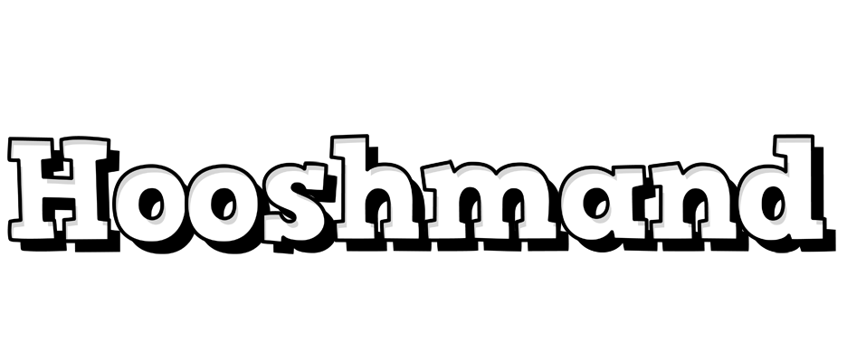 Hooshmand snowing logo