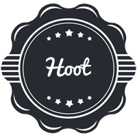 Hoot badge logo