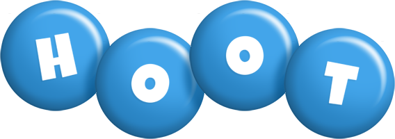 Hoot candy-blue logo