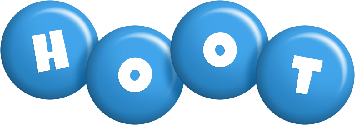 Hoot candy-blue logo