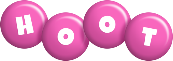 Hoot candy-pink logo