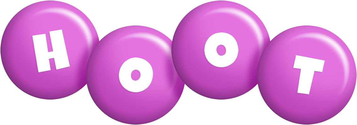 Hoot candy-purple logo