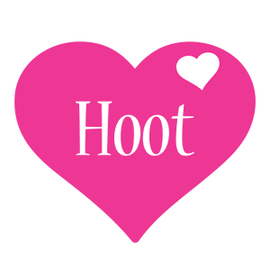 Hoot love-heart logo