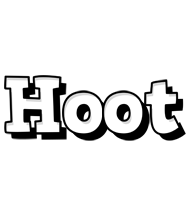 Hoot snowing logo