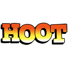 Hoot sunset logo