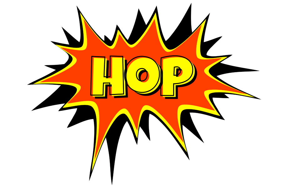 Hop bazinga logo