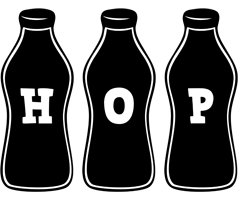 Hop bottle logo