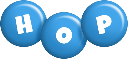 Hop candy-blue logo