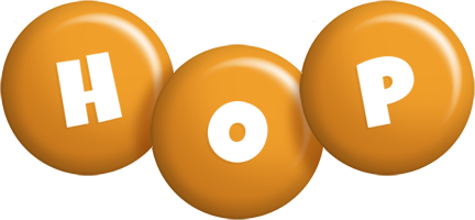 Hop candy-orange logo