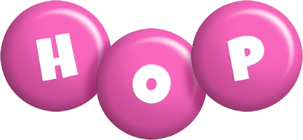 Hop candy-pink logo