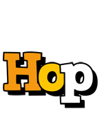Hop cartoon logo