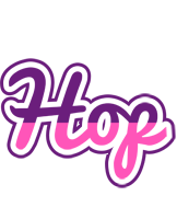 Hop cheerful logo