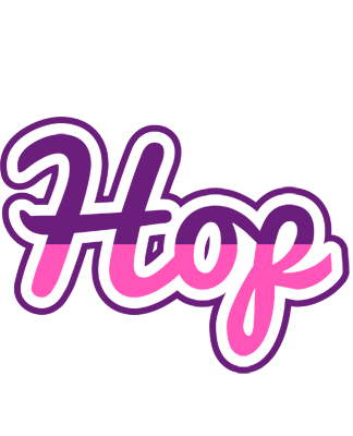 Hop cheerful logo