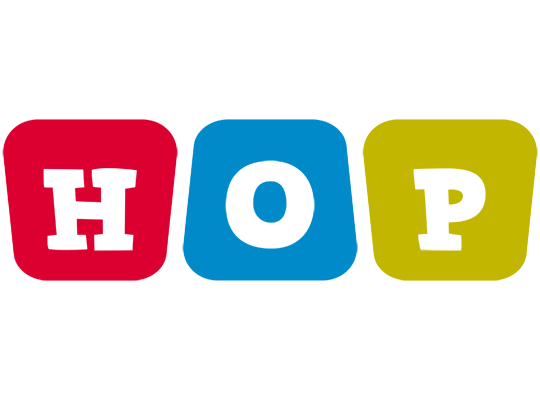 Hop daycare logo