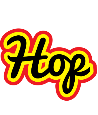 Hop flaming logo
