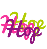 Hop flowers logo
