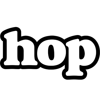 Hop panda logo