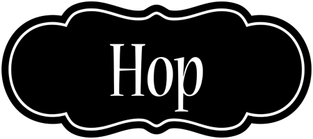 Hop welcome logo