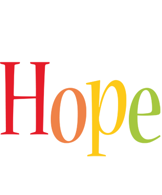 Hope birthday logo