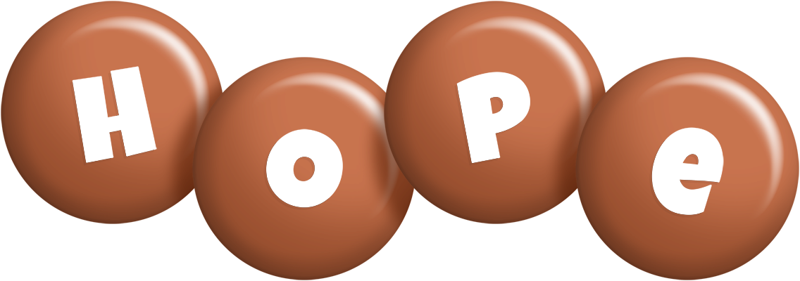 Hope candy-brown logo