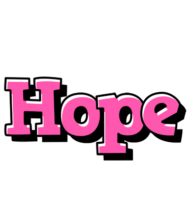 Hope girlish logo