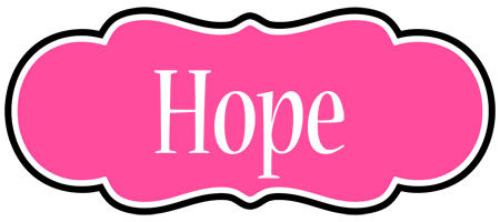 Hope invitation logo