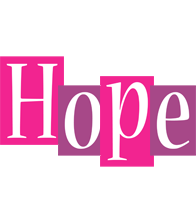 Hope whine logo