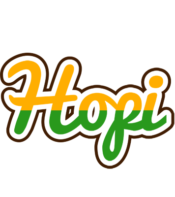 Hopi banana logo