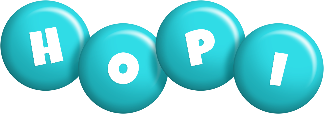 Hopi candy-azur logo