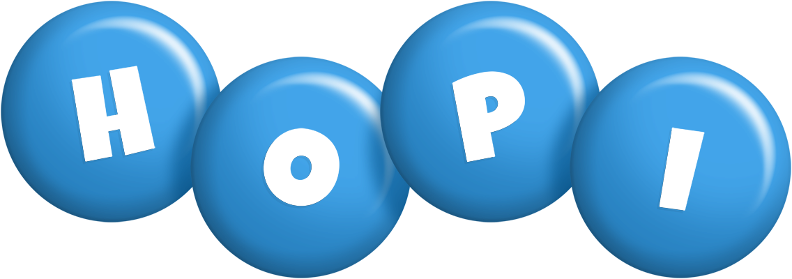 Hopi candy-blue logo