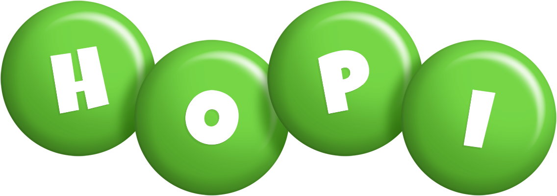 Hopi candy-green logo