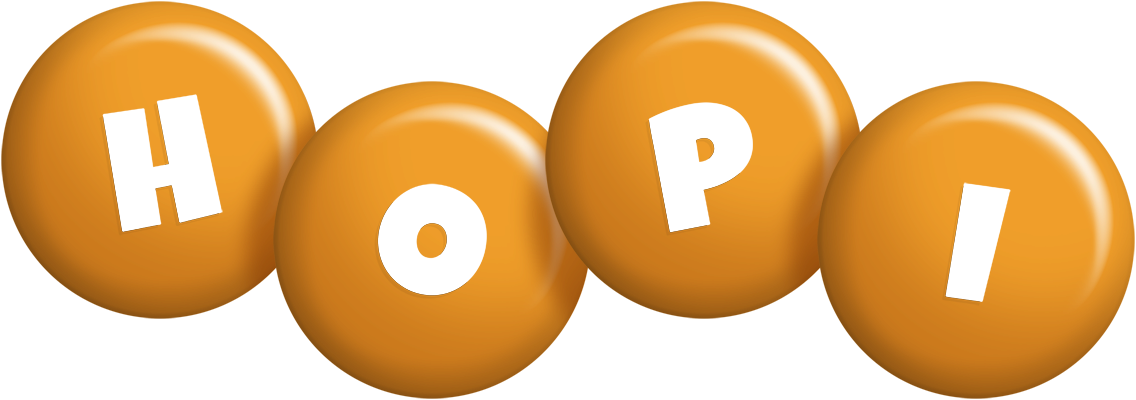 Hopi candy-orange logo