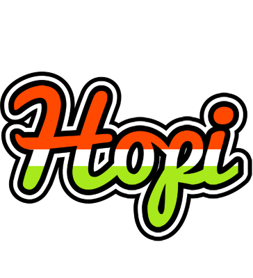Hopi exotic logo
