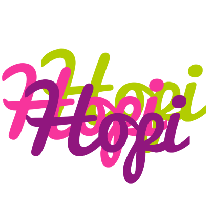 Hopi flowers logo