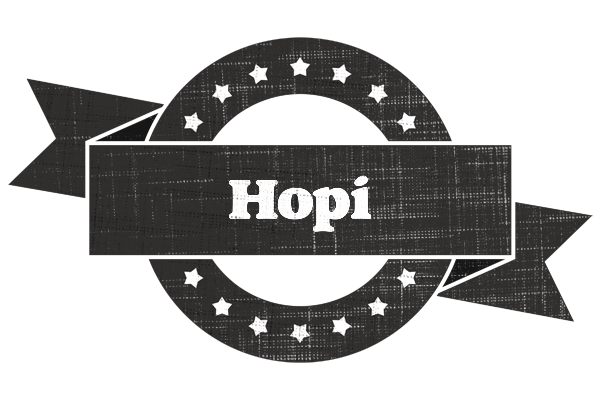 Hopi grunge logo
