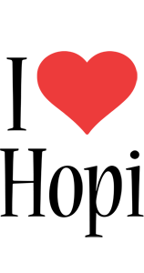 Hopi i-love logo