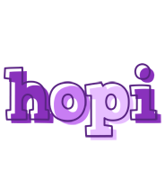 Hopi sensual logo