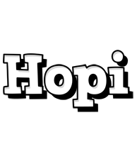 Hopi snowing logo
